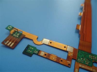 China Mehrschichtiges flexibles starkes Immersions-Gold PCBs-Steif-Flex-PCBs-Polyimide-PCBs0.2mm mit Gelb zu verkaufen