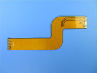 China Multilayer Flexible PCBs Polyimide PCBs at 0.25mm Thick With Immersion Gold for sale