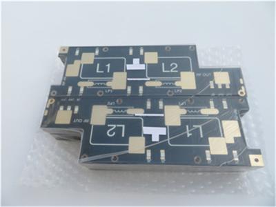 China PTFE High Frequency PCB Built on 1.6mm DK2.65 F4B With Immersion Gold for Couplers for sale