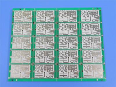 China 4 Layer High Frequency PCB Built On 2 Core of 10mil RO4350B with Immersion Gold for Wireless Antenna System for sale