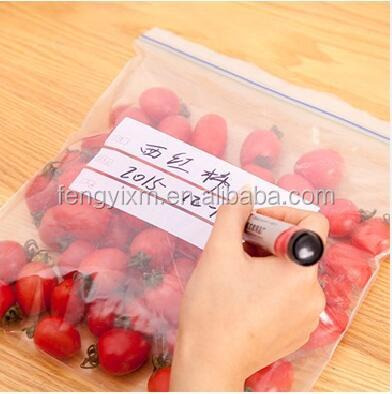 China Modern Transparent Food Snacks Packaging Plastic Resealable Bag for sale