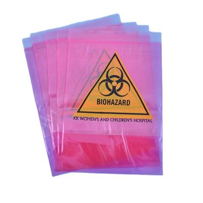 China Recyclable Medical Use Customized Transparent Plastic Sachet With Back Pouch for sale