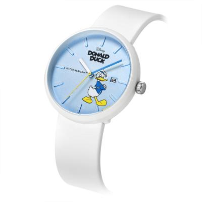 China Water Resistant Disney Donald Duck Designed Alloy Japan Movt With Date Quartz Analog Watches For Girl for sale