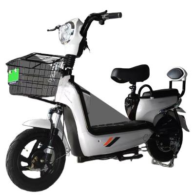 China New High Power 350w High Carbon Steel Two Wheel Electric Bicycle Adult Electric Motorcycle for sale