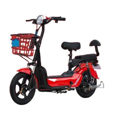 China New High Power 350w High Carbon Steel Two Wheel Electric Bicycle Adult Electric Motorcycle for sale