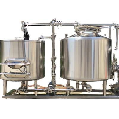 China Hotels 300L Craft Beer Brewery With Heat Exchanger For Home Brew for sale