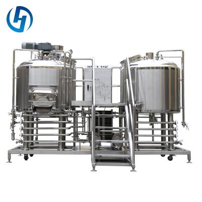 China 304 316 brewhouse with vat-material lauter ton and boiler for sale