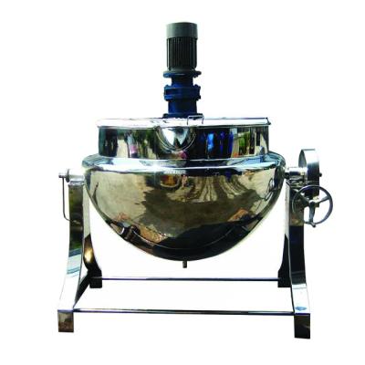 China Dairy Factory 50L Inclined Type Electric Heating Jacketed Kettle for sale