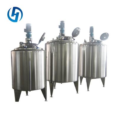 China Cylindrical Food Processing Tank Tank Mixing Vessel for sale