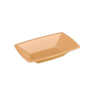 China Disposable Hot Selling Disposable Colorful Square Plates Restaurants Disposable Dinnerware Blow Plastic for sale