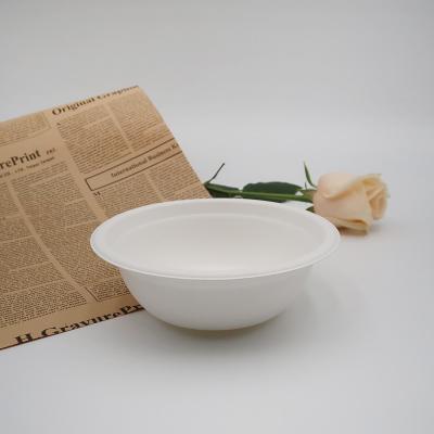 China Biodegradable Eco-friendly Disposable Biodegradable Sugar Cane Bagasse Disposable Soup Bowl for sale