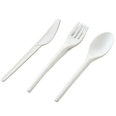 China Food Grade 100% CPLA Biodegradable Biodegradable Disposable Cutlery for sale