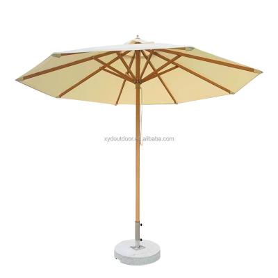 China Modern Center Pole Umbrella in Garden Beach House Family Yard Outside Outdoor Umbrella for Garden Restaurant Beach for sale