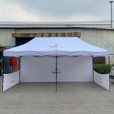 China Diagonal Tie Type Automatic Portable Instant Promotional Tent Canopy Canopy Outdoor Gazebos Logo Branded Printed Folding Canopy for sale