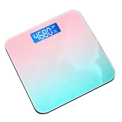 China Tempered Glass Fine Quality Bathroom Scale Digital Glass Bathroom Weight Scale for sale