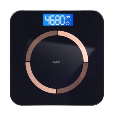 China High Strength Tempered Glass Smart Wifi Floor Body Weight Body Composition Scale Body Fat Scale for sale