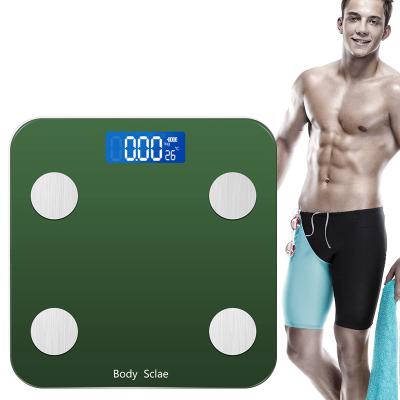 China 2022 Tempered Glass Electronic Digital Digital Body Scale Weighing ITO Scale Body Fat Human Smart Scale for sale