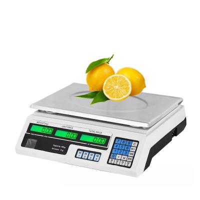 China ABS Material Environmental Protection Digital Price Weighing Scale 30KG 5G Vegetable Computing Scale Suppliers for sale