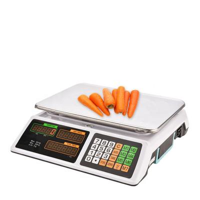 China ABS Environmental Protection Material Electronic Price Scale 40kg Scale Philippines Digital Weight Computing Scale for sale