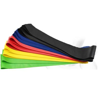 China hot sale resistance bands 5-bands for keep pilates spring door fit exerciser 600*50*0.35-1.1 for sale