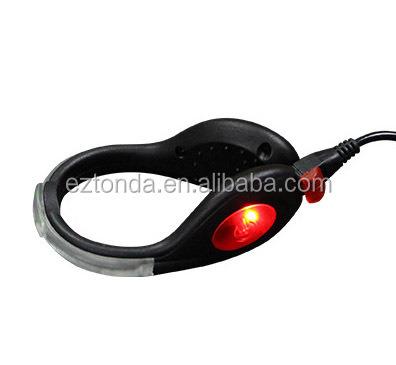 China High Quality Rechargeable Anti Rust TPU LED Warning Light For Lace Clips For Outdoor Sport In The Dark for sale