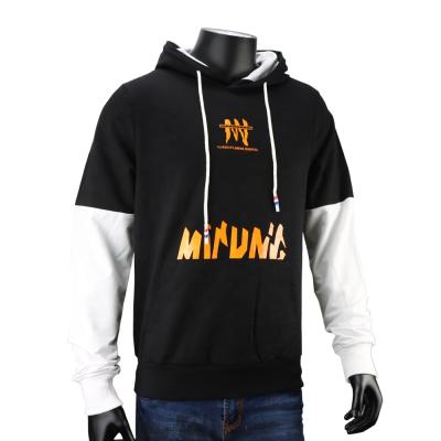 China Anti-Wrinkle Mens Unisex Hoodie Custom Cut And Sew Urban Street Fashion Clothing Hoodies Men Full Zipper Sportswear Half Pullover for sale