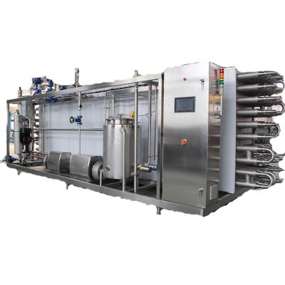 China food & Up-to-date Beverage Factory Milk Beverage Production UHT Tube Sterilizer for sale