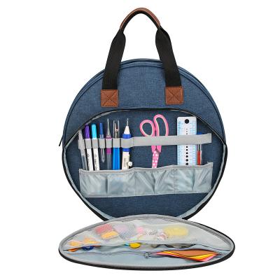 China Factory Direct Viable Portable Organizer Storage Carrying Bag Tote Bag For Embroidery Project Tour Travel Embroidery Kits for sale