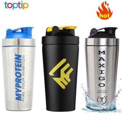 China Sustainable New Design Stainless Steel Shaker Powder Shaker/Sport/Protein Cup for sale