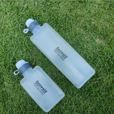 China Sustainable BPA Free Water Bottles Sports Drinking Running Belt With Double Outer Water Bottle For Runtasty for sale