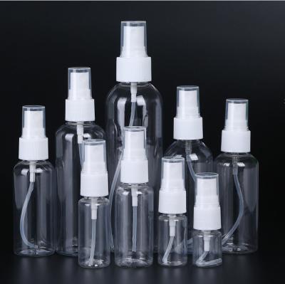 China Household Products Recycled Plastic 30ml 50ml 60ml 100ml 200ml PET Pump Spray Bottles for sale