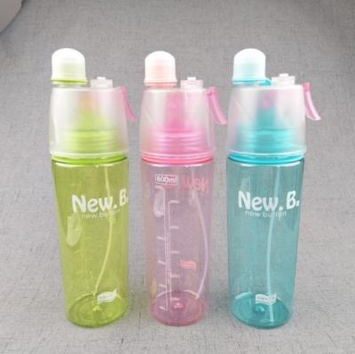 China Viable Wholesale Stock Portable Plastic Single Wall Spray Bottle for sale