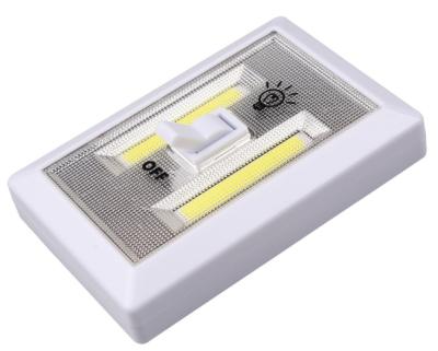 China Wireless Indoor COB LED Touch Lamp COB Spot Night Light with Switch for Cabinet, Cupboard, Bathroom, Door Light 3*AAA Battery for sale