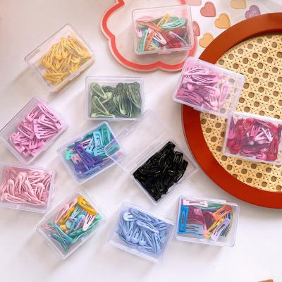 China Wholesale 30pcs/set European and American Style Women Styling Simple Hair Clip Small Hairpins Hair Clips Set BB Clip Bright Hair Accessories for Kids for sale