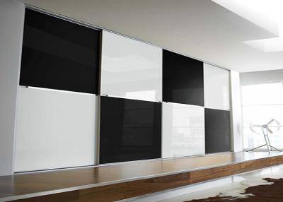 China Black and White Color Safety Tempered  Glass Panel for Back Walls for sale