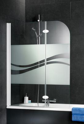 China No Frame Glass Shower Doors , Tub Door Glass Thermal Stability for sale