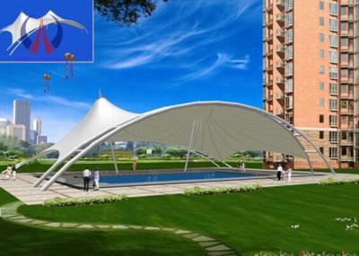 China Multi - Purpose Ptfe Membrane Roof Fabric Building Structures Customized Shape for sale