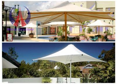 China Membrane Sail Lightweight Umbrella Sun Shade Cantilever Garden Parasols 5m × 6m for sale