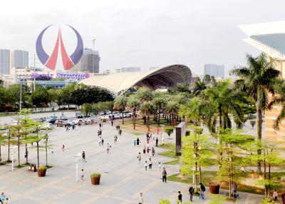 Chine Auvent de tension de tissu de gymnase de basket-ball, couvertures d'ombre pour des terrains de jeu à vendre