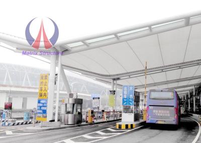 China Toldo extensible de la membrana de la calzada del aeropuerto, toldos del acero estructural en venta