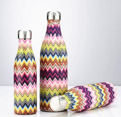 China New Fashion Double Wall Stainless Steel Vacuum Sport Sustainable Water Bottle With Lid for sale