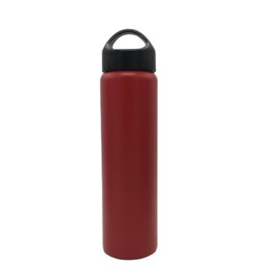 China Sustainable High Quality Stainless Steel Sport Water Bottle With Hand Screw Lid for sale