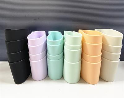 China Colorful BPA Free Silicone Rubber Food Grade Silicone Rubber Coffee Cup Sleeve, Silicone Band for sale