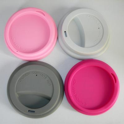 China Non Spill Wholesale Bpa Free Silicone Coffee Cup Lid And Bowl Cover for sale