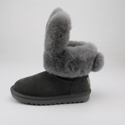 China Fashion Trend Wool Edge EVA Shoes Sheepskin Shearling Boots Sequin Short Boot for sale