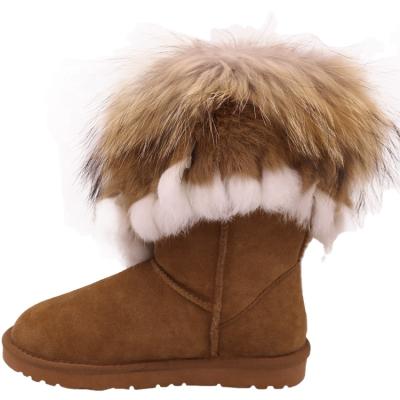 China Free Samples Fashion Trend Sheepskin Winter Fur Women Snow Boots Winter Boots for sale