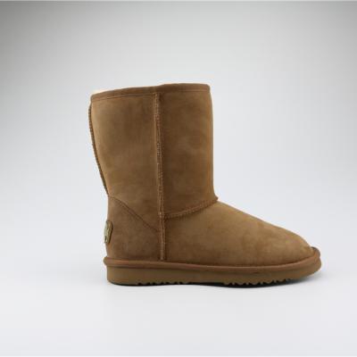 China Fashion trend 5825 sheepskin wool EVA insole women cowsuede snow boots outdoor boots for women for sale