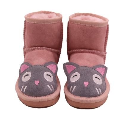 China Thermal Free Samples 2020 New! ! ! ! ! ! Colorful Kids Sheepskin Boots Kids Winter Genuine Leather Boots for sale