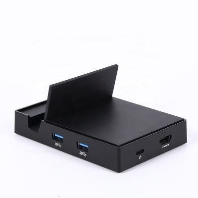 China Support a variety of brand models 6 in 1 docking station USB C docking station with power supply for sale