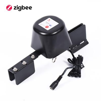 China Plastic Zigbee and Google Remote Control Alexa Assistant Smart Valve Opener for Garden Automatic System Water Valve Sprinkler Gas Valve for sale